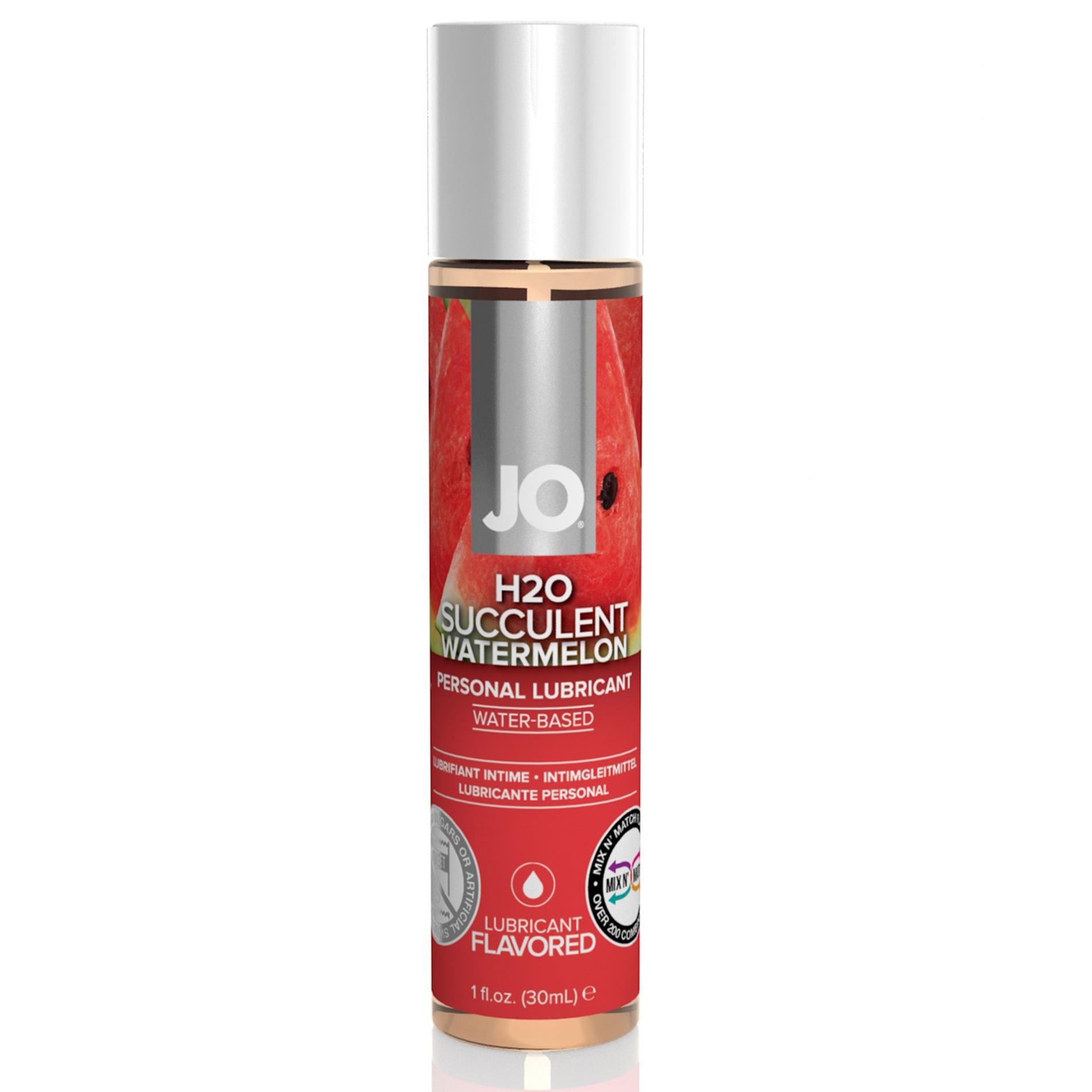 Żel nawilżający JO H2O Succulent Watermelon – arbuz, 30 ml — zdjęcie 1