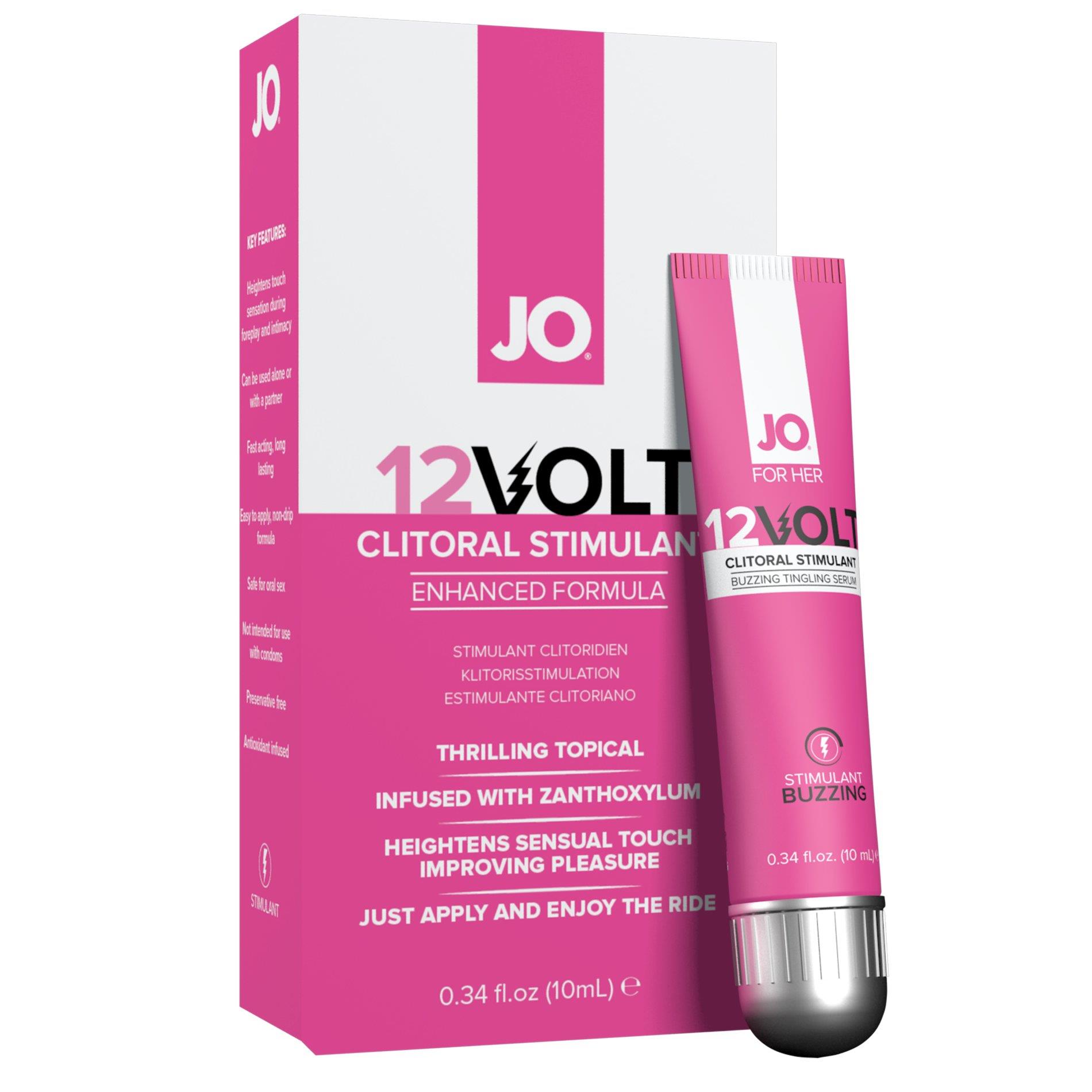 Serum stymulujące łechtaczkę JO 12Volt – olejowe, 10 ml — zdjęcie 1