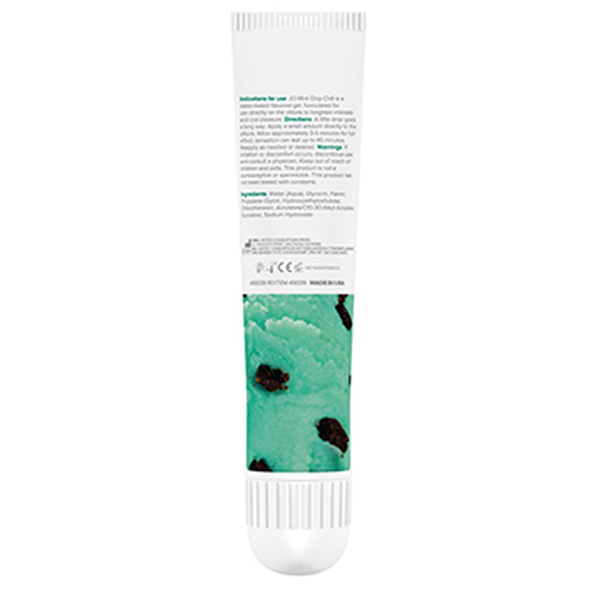 Żel stymulujący JO Mint Chip Chill - mięta i czekolada, 10 ml — zdjęcie 3
