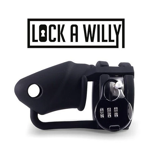 Klatka na penisa Lock-a-Willy – silikonowa, z zamkiem szyfrowym