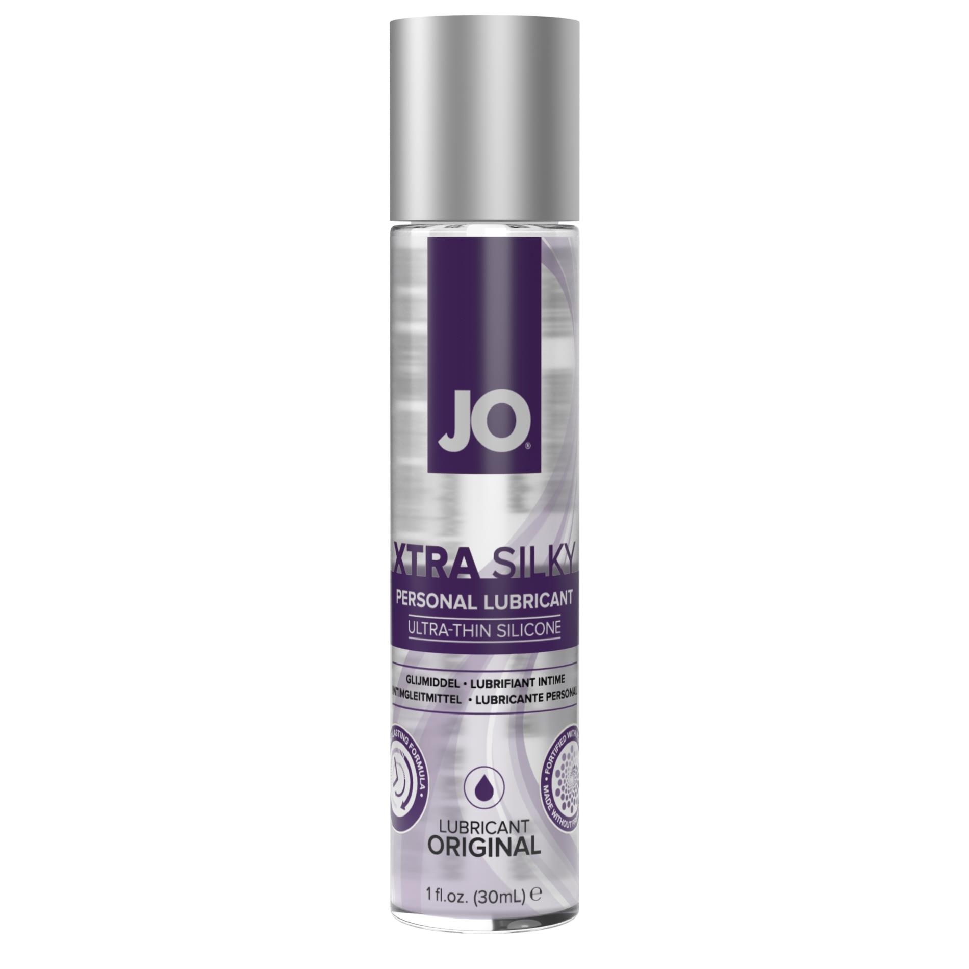 Lubrykant silikonowy JO Xtra Silky Thin – cienka formuła, 30 ml — zdjęcie 1