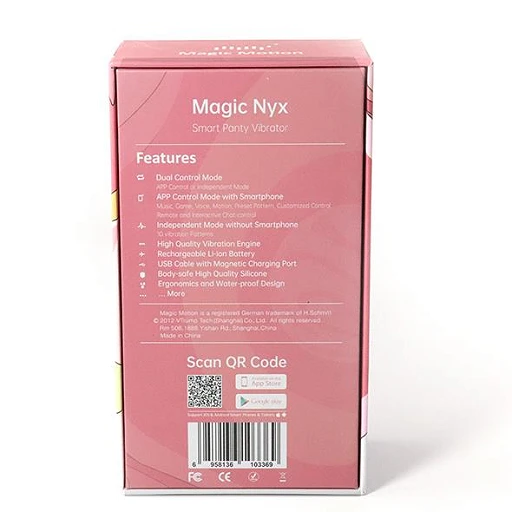 Wibrator do majtek Nyx – sterowanie aplikacją, IPX6 — zdjęcie 5