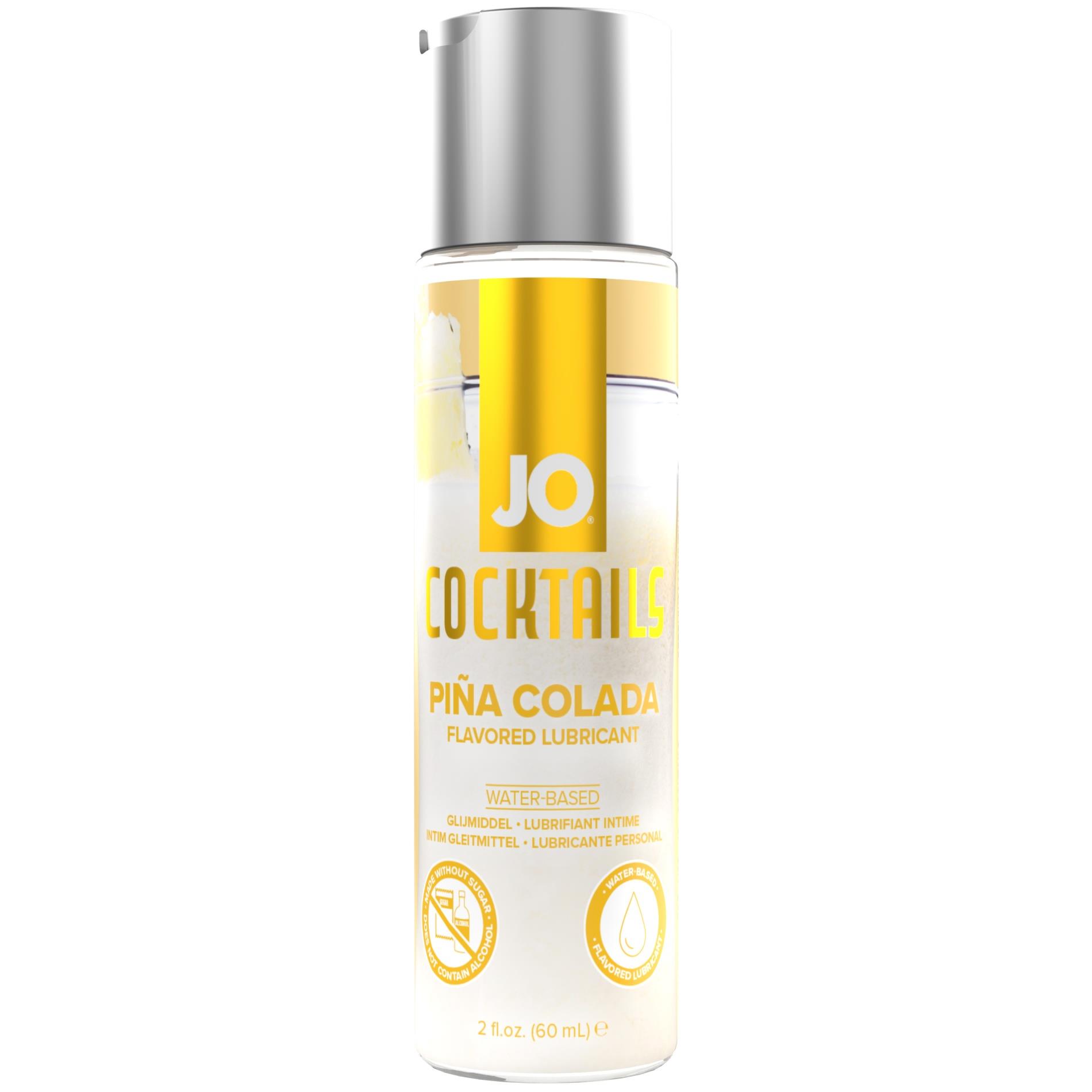 Żel nawilżający JO Cocktails Piña Colada - smakowy, 60 ml — zdjęcie 1