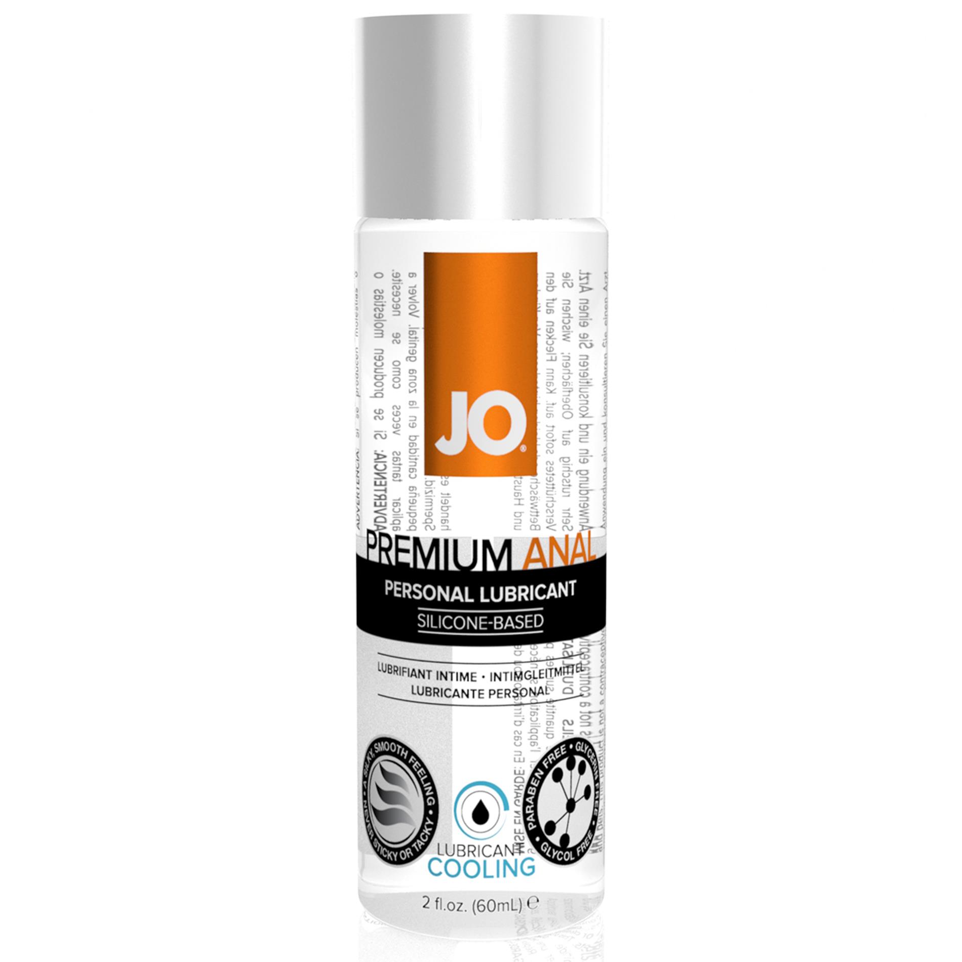 Lubrykant analny JO Premium Anal Cool – silikonowy, 60 ml — zdjęcie 1