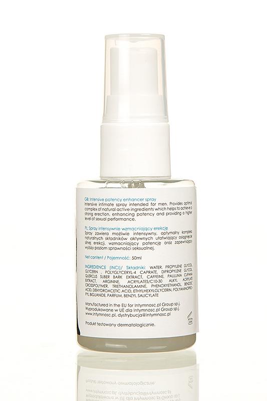 Spray intymny Potency Intensive - z kofeiną i guaraną, 50 ml — zdjęcie 3