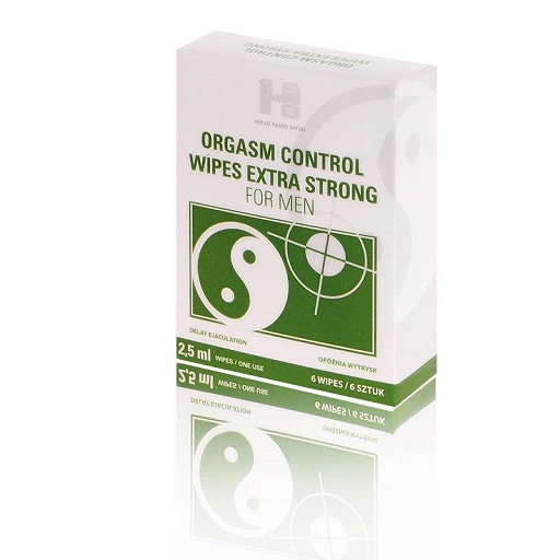 Chusteczki Orgasm Control Wipes Extra Strong - 6 szt. po 2,5 ml — zdjęcie 3