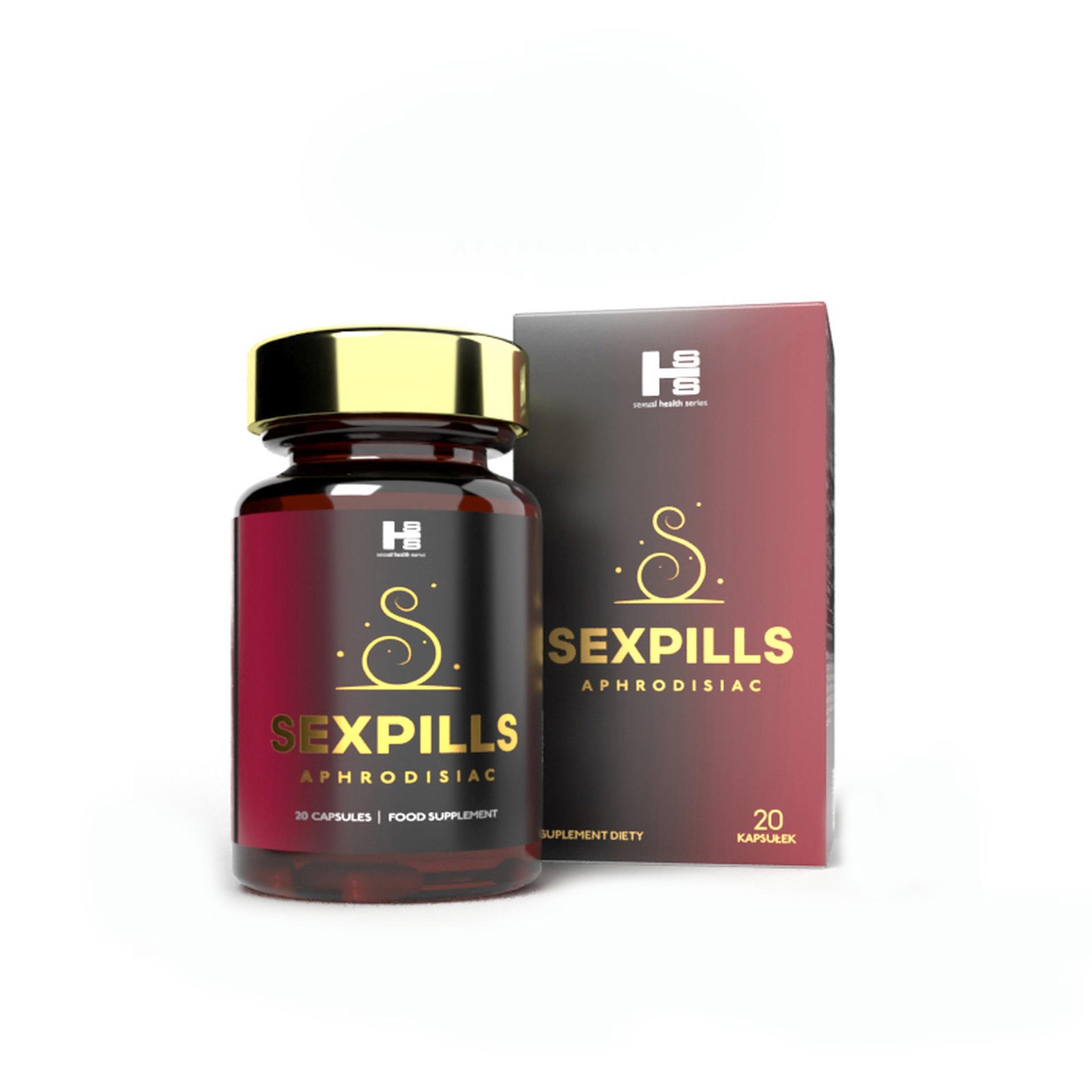Suplement diety Sex Pills - kapsułki dla kobiet i mężczyzn, 20 szt. — zdjęcie 1
