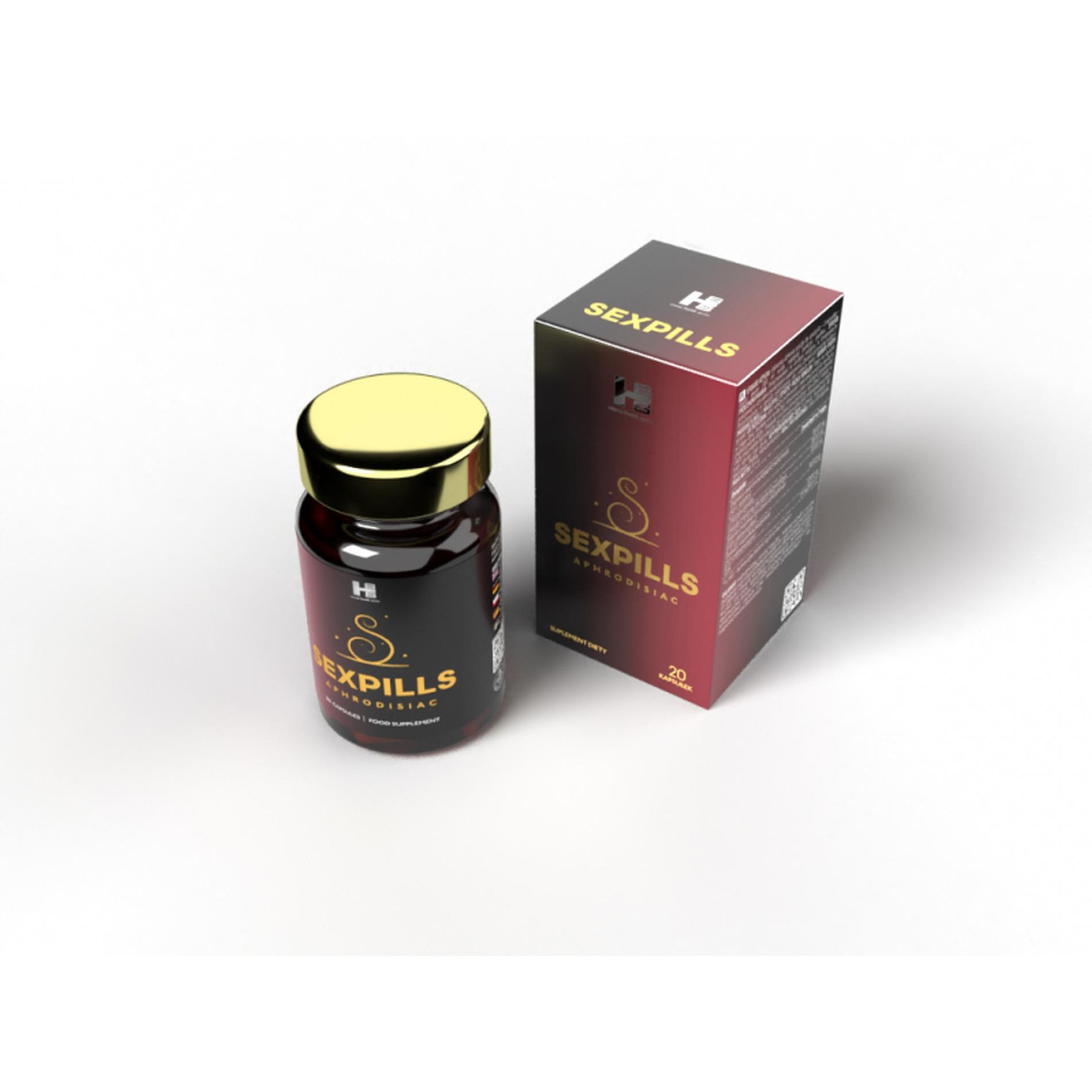 Suplement diety Sex Pills - kapsułki dla kobiet i mężczyzn, 20 szt. — zdjęcie 3