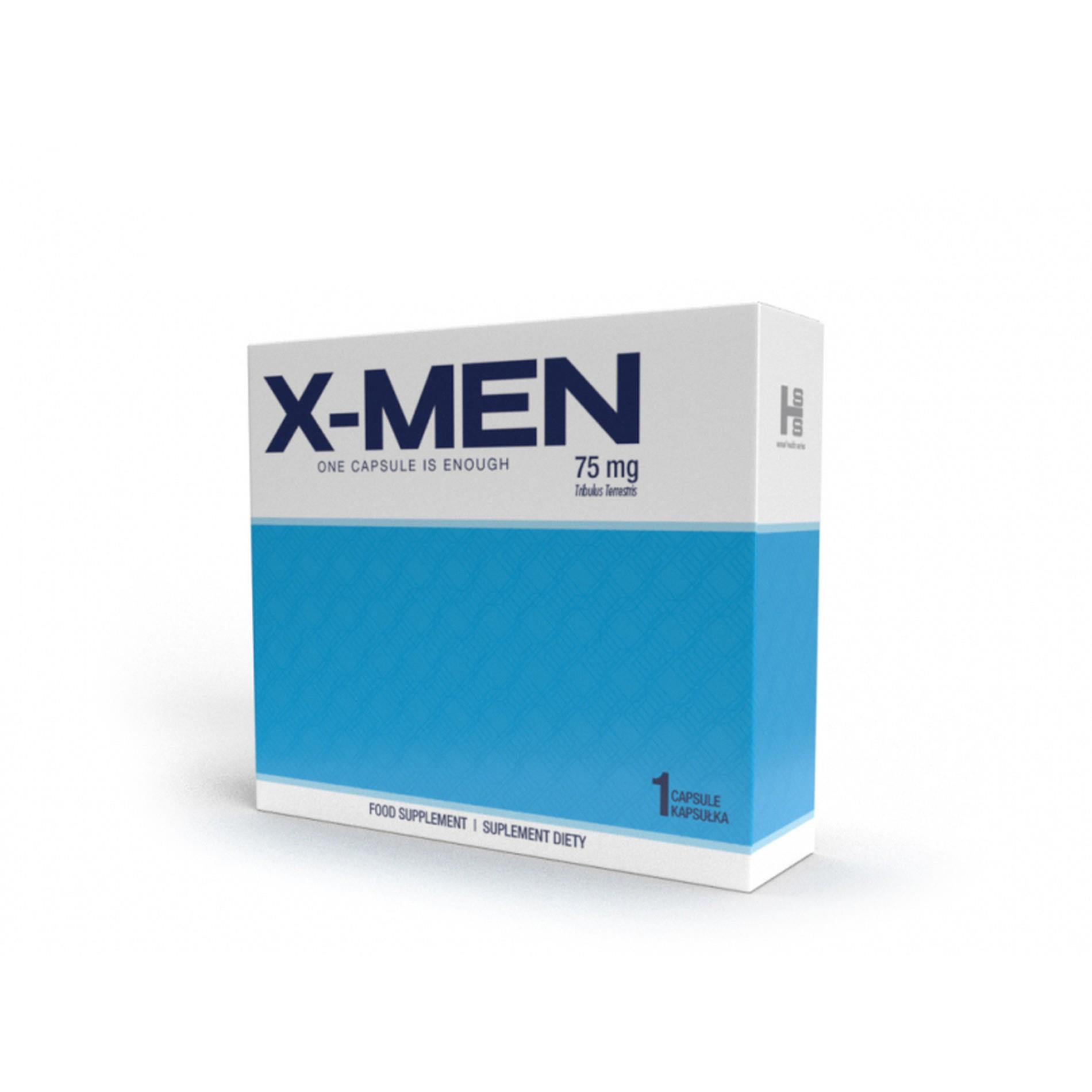 Suplement diety X-Men - kapsułka 75 mg dla mężczyzn — zdjęcie 2