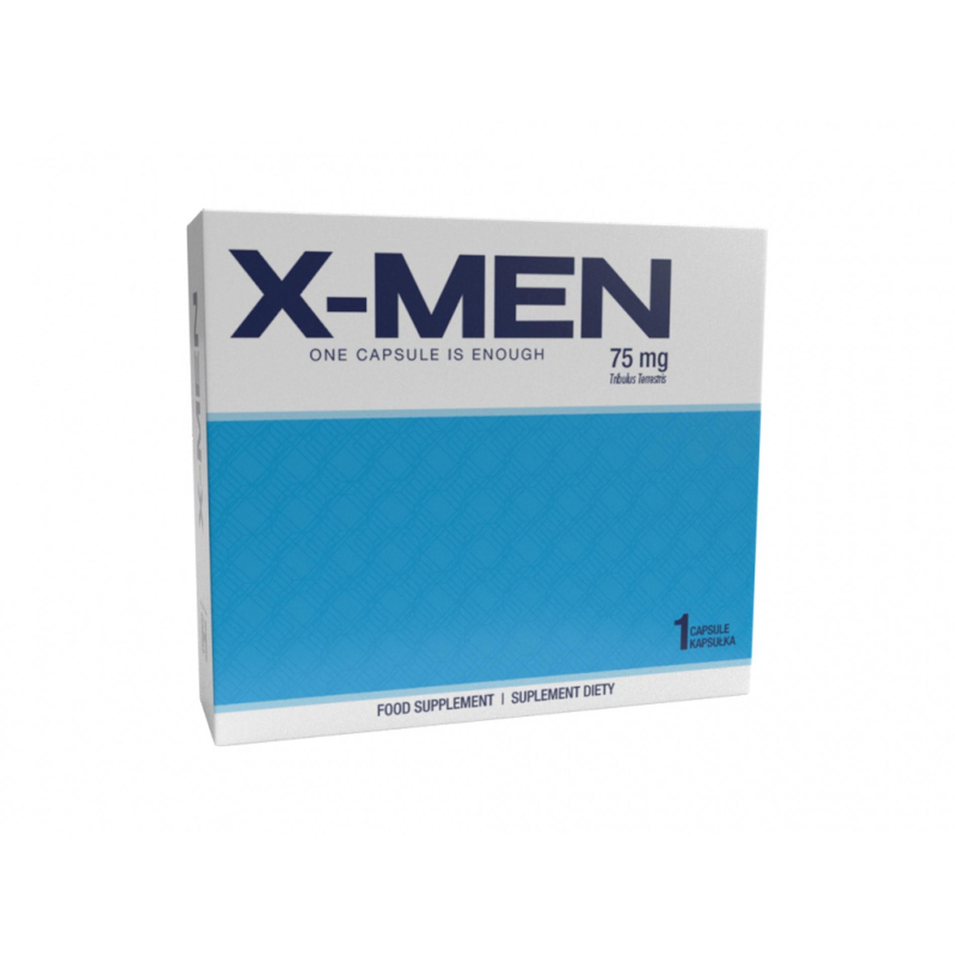Suplement diety X-Men - kapsułka 75 mg dla mężczyzn — zdjęcie 1