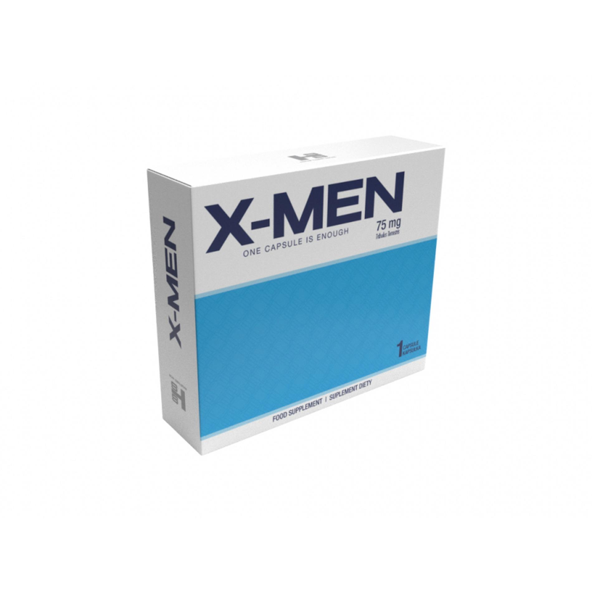 Suplement diety X-Men - kapsułka 75 mg dla mężczyzn — zdjęcie 3
