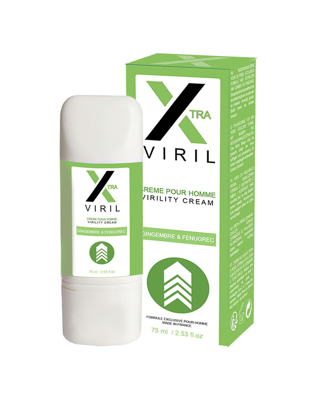 Krem do pielęgnacji penisa X-Viril - imbir i kozieradka, 75 ml — zdjęcie 2