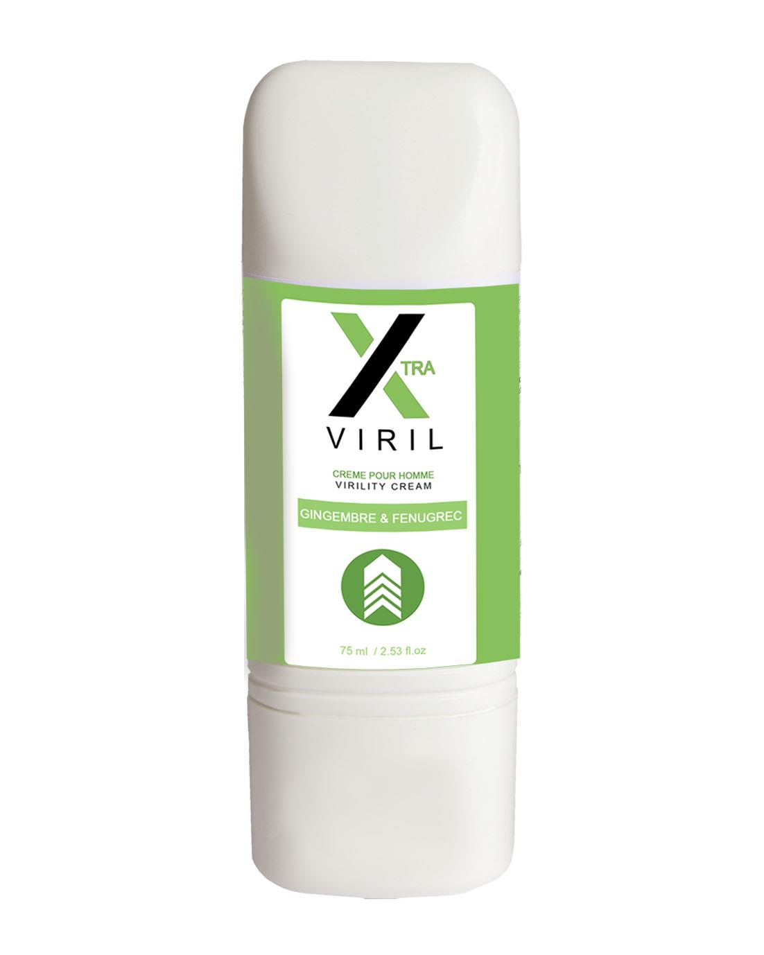 Krem do pielęgnacji penisa X-Viril - imbir i kozieradka, 75 ml — zdjęcie 1