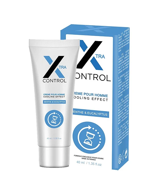 Krem chłodzący dla mężczyzn X Control - mięta i eukaliptus, 40 ml — zdjęcie 2