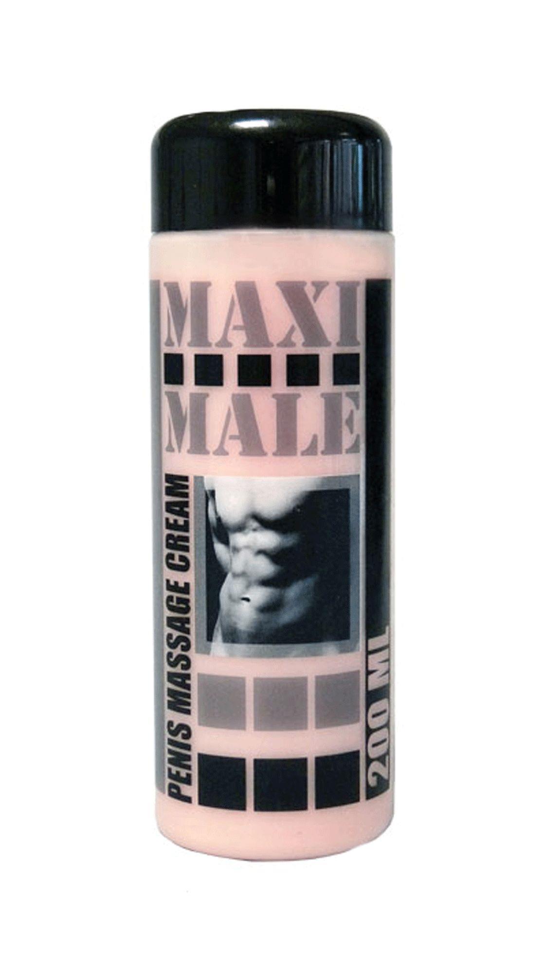 Krem do masażu penisa Maxi Male - żeń-szeń i miłorząb, 200 ml — zdjęcie 1