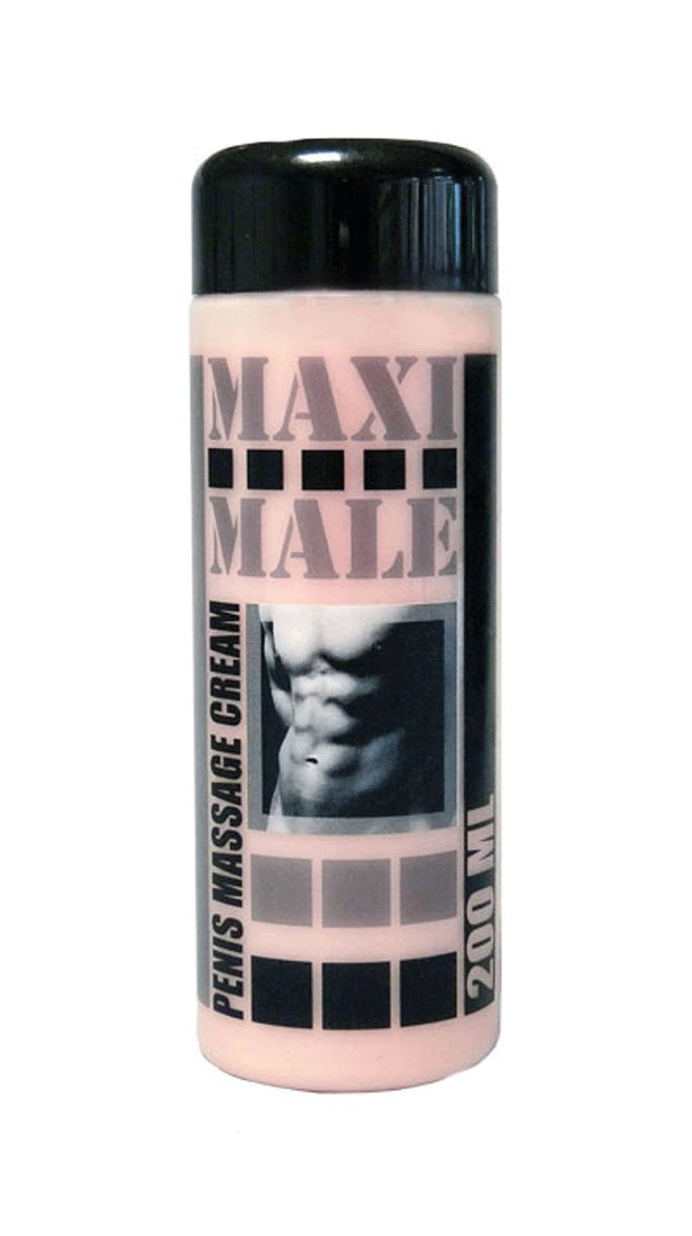 Krem do masażu penisa Maxi Male - żeń-szeń i miłorząb, 200 ml