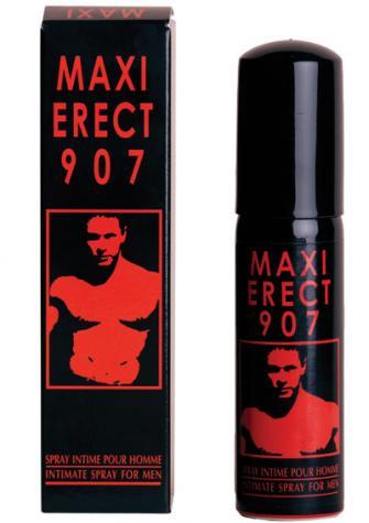 Spray intymny Maxi Erect 907 - rozgrzewający, dla mężczyzn — zdjęcie 1