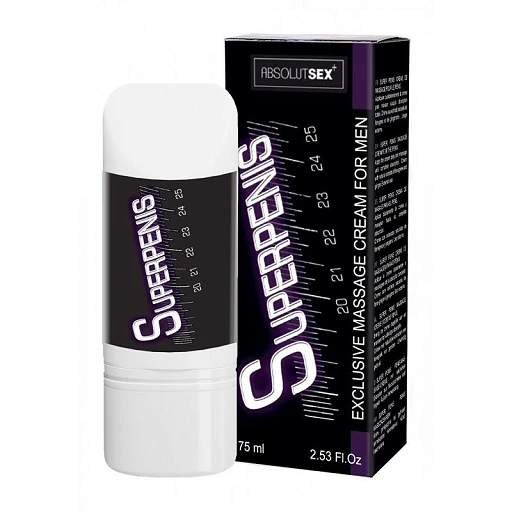 Krem do masażu intymnego Super Penis - 75 ml, dla mężczyzn — zdjęcie 2