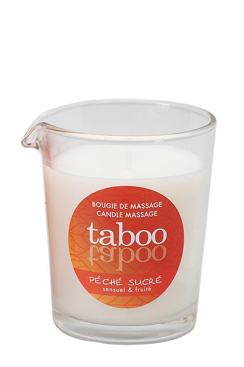 Świeca do masażu Pêche Sucré – brzoskwiniowa, 60 g — zdjęcie 2
