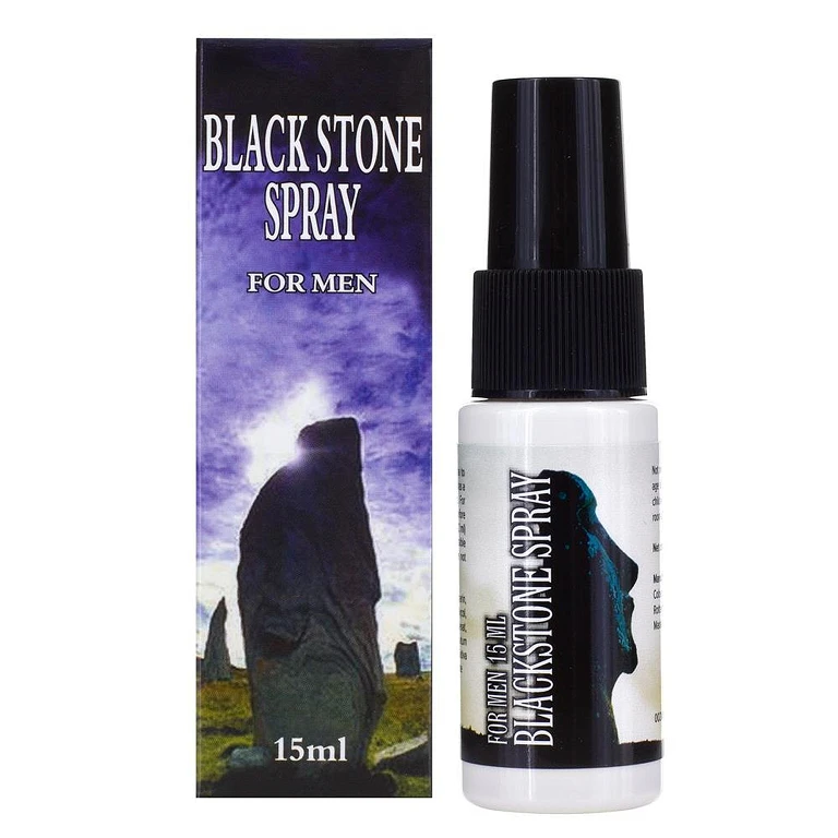 Spray opóźniający Cobeco Black Stone – lekko znieczulający, 15 ml