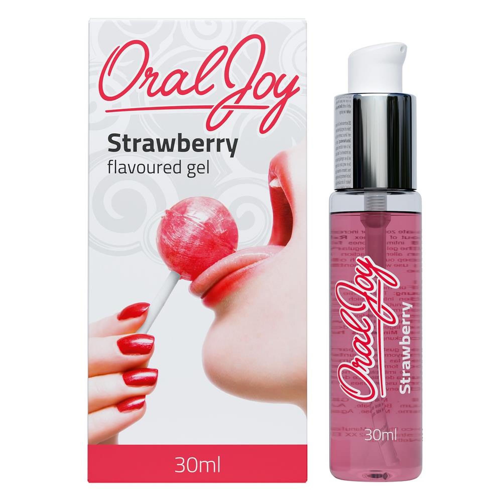 Żel smakowy Cobeco Oral Joy Strawberry – truskawka, 30 ml — zdjęcie 1