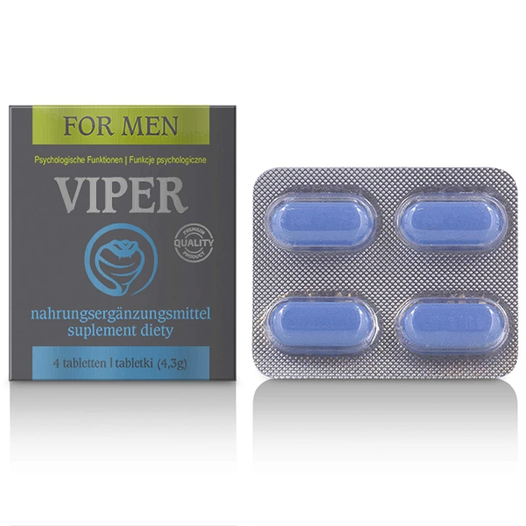 Suplement diety Cobeco Viper – magnez i witaminy B, 4 kapsułki