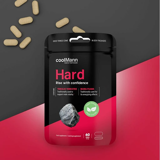 Suplement diety Cobeco CoolMann Hard – tribulus, muira puama — zdjęcie 2