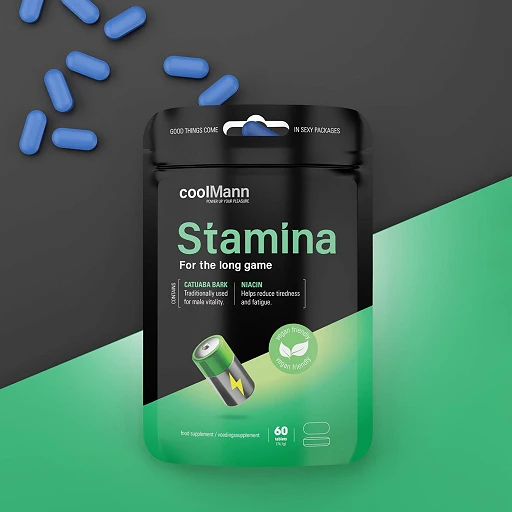 Suplement diety Stamina - 60 tabletek, L-arginina i niacyna — zdjęcie 2
