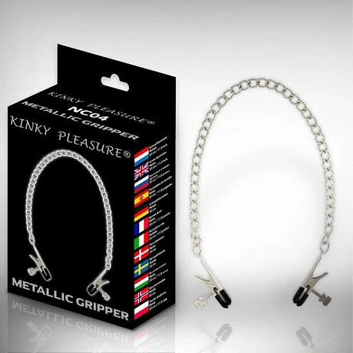 Zaciski na sutki Metallic Gripper – stalowe, regulowane
