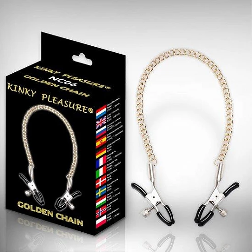 Zaciski na sutki Golden Chain – regulowane, stal nierdzewna