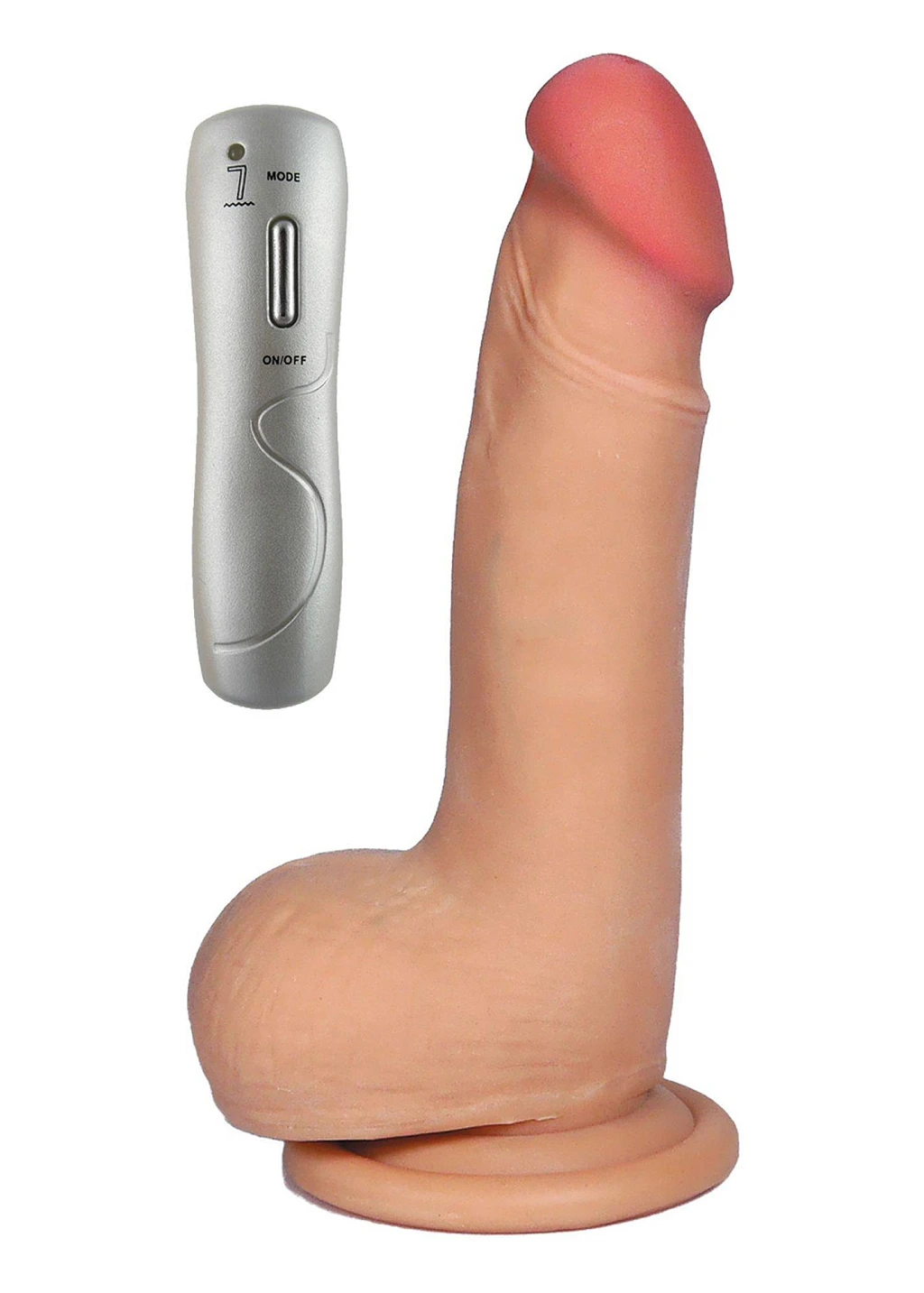Wibrator Ares Loveclonex – 18 cm, 7 trybów, pilot przewodowy
