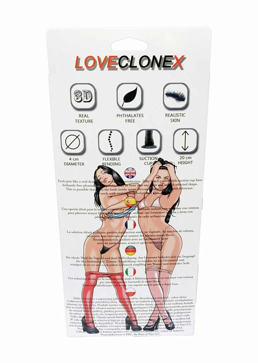 Dildo Morfeusz LoveClonex 7'' – cyber skóra, giętki trzon — zdjęcie 7