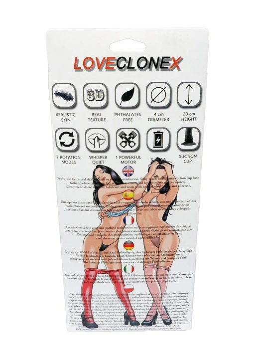 Wibrator Hefaistos LoveCloneX – 7 trybów rotacji — zdjęcie 6