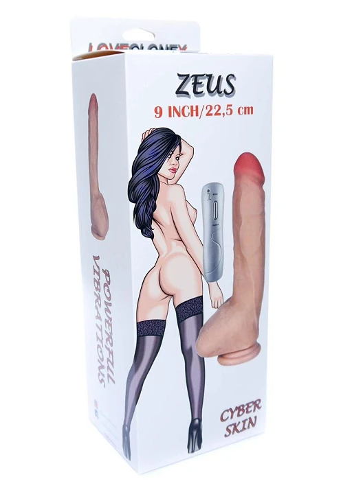 Wibrator realistyczny LoveCloneX Zeus – 25 cm, 7 trybów — zdjęcie 7