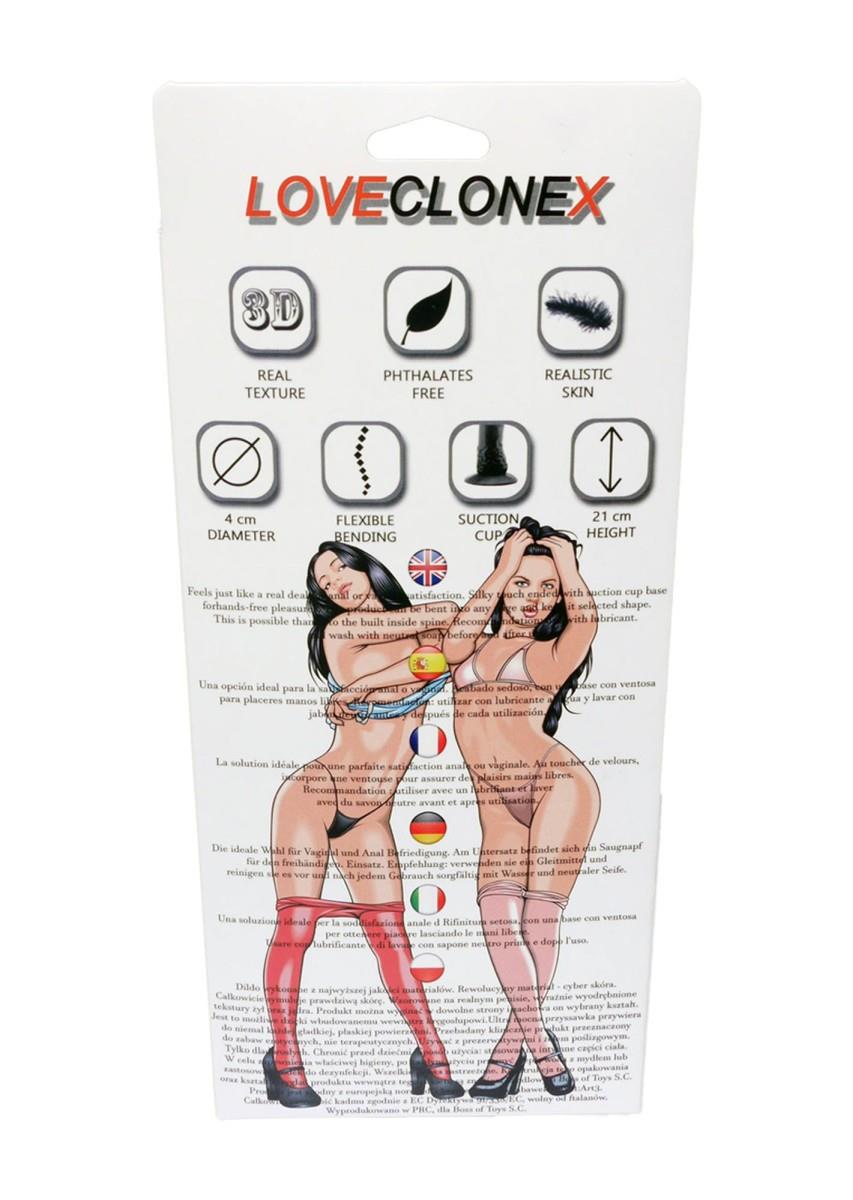 Dildo Posejdon LoveCloneX 21 cm – cyber skóra, giętkie — zdjęcie 11
