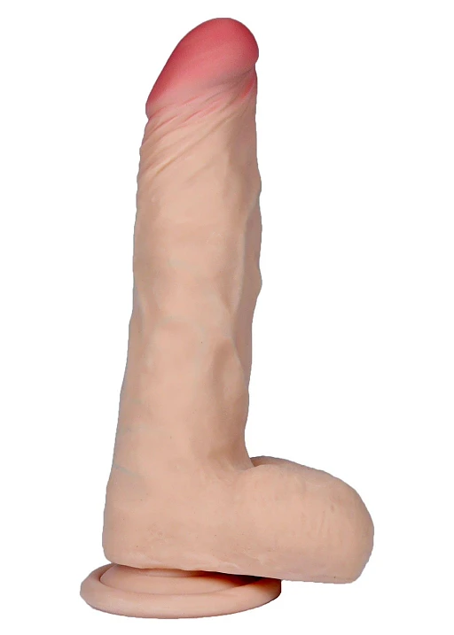 Dildo Posejdon LoveCloneX 21 cm – cyber skóra, giętkie — zdjęcie 2