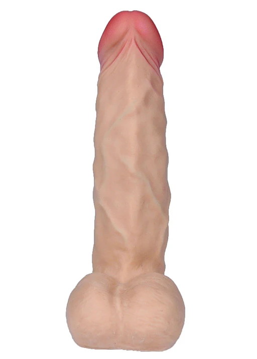 Dildo Posejdon LoveCloneX 21 cm – cyber skóra, giętkie — zdjęcie 4
