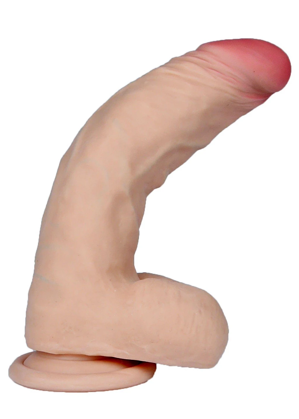 Dildo Posejdon LoveCloneX 21 cm – cyber skóra, giętkie — zdjęcie 6