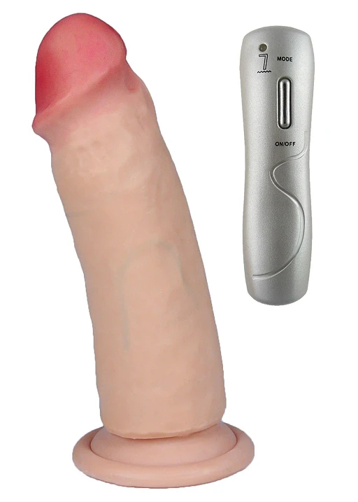 Wibrator realistyczny Fobos LovecloneX – 18 cm, 7 trybów