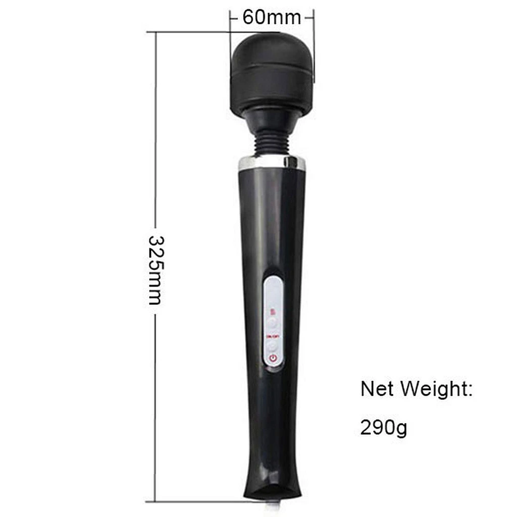 Masażer różdżka Magic – 32 cm, 10 trybów, przewodowy — zdjęcie 2