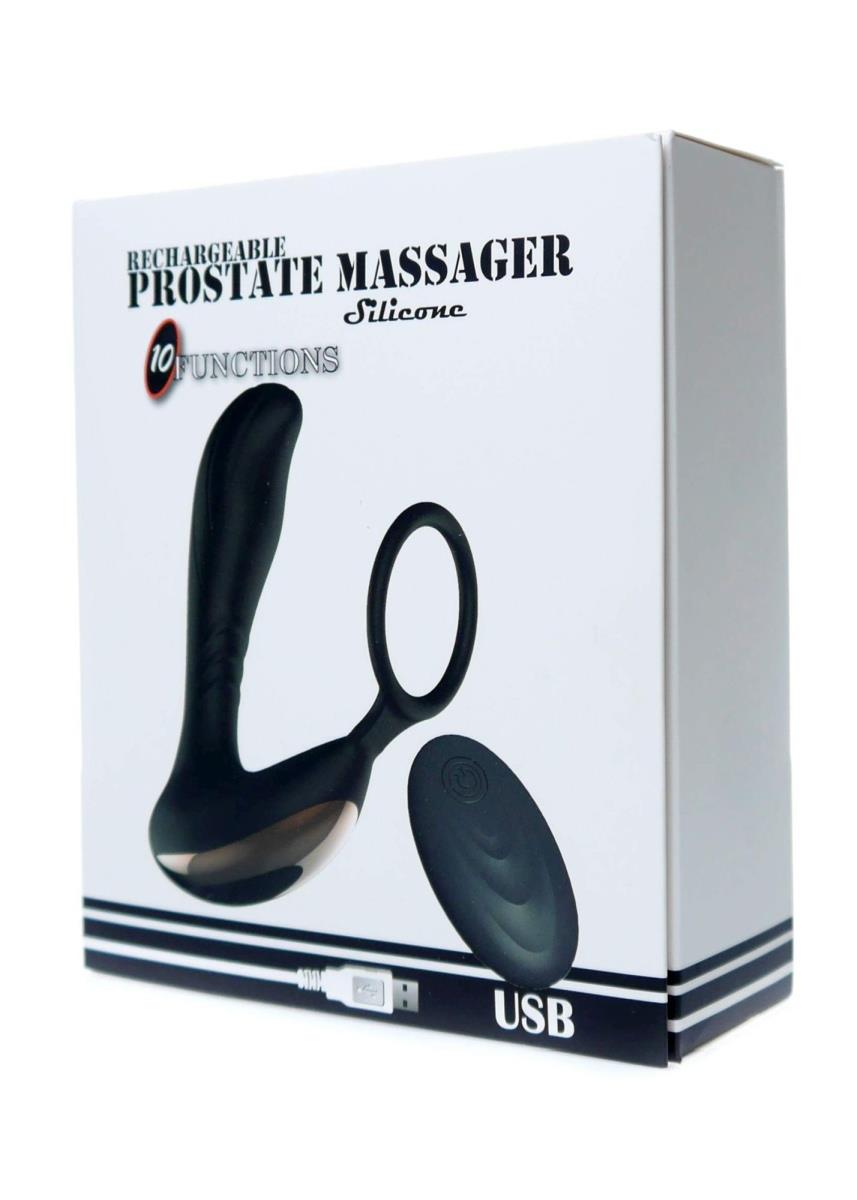 Masażer prostaty - 10 trybów, z pilotem — zdjęcie 5