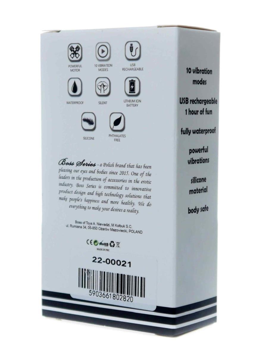 Mini wibrator Lipstick Vibrator – czerwony, 10 trybów — zdjęcie 7