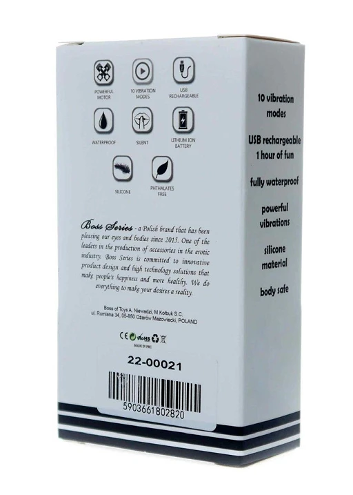 Mini wibrator Lipstick Vibrator – czerwony, 10 trybów — zdjęcie 7