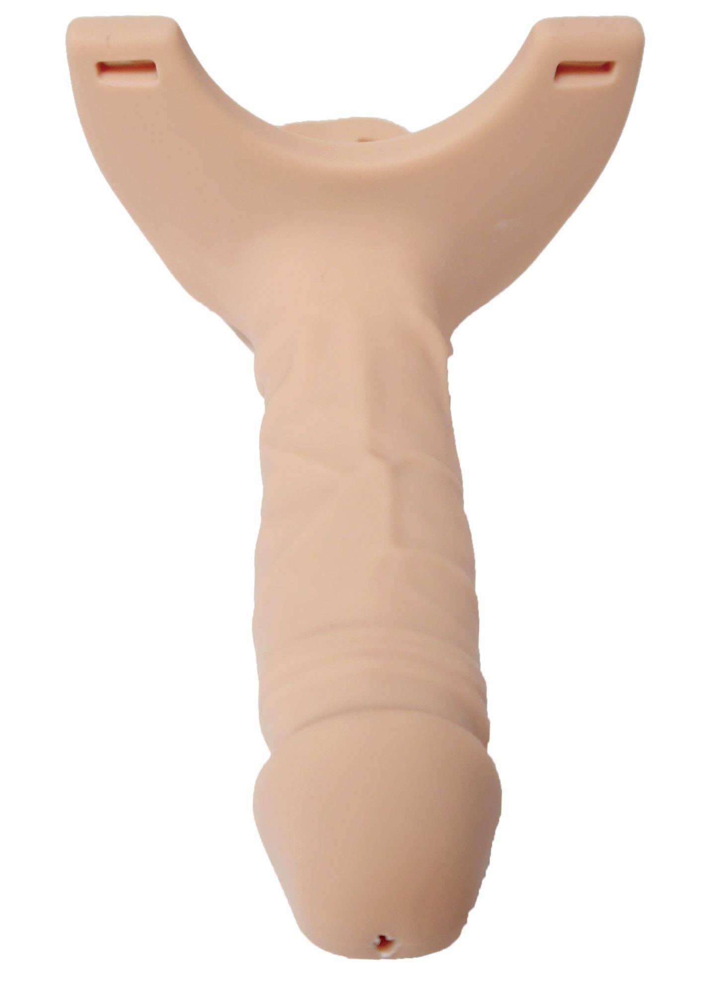 Proteza strap-on Super Hero - silikon, wydłuża o 4,5 cm — zdjęcie 6