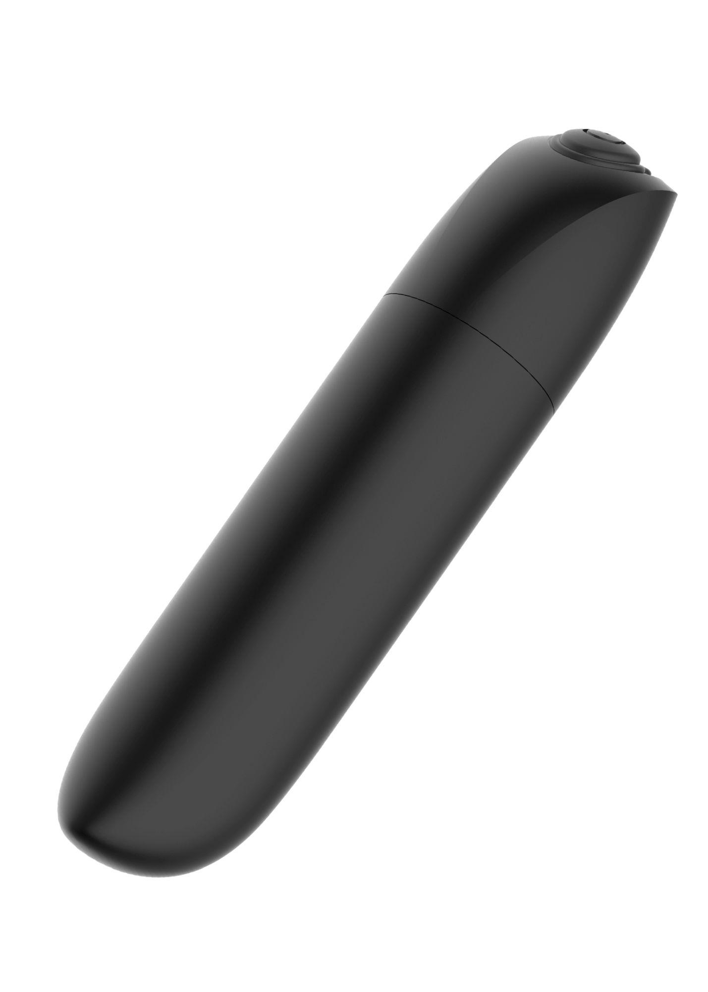 Wibrator bullet Rechargeable – 20 funkcji, matowa czerń — zdjęcie 3