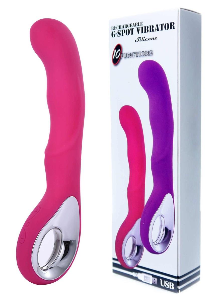 Wibrator do punktu G G-Spot – 10 trybów, USB, różowy — zdjęcie 11