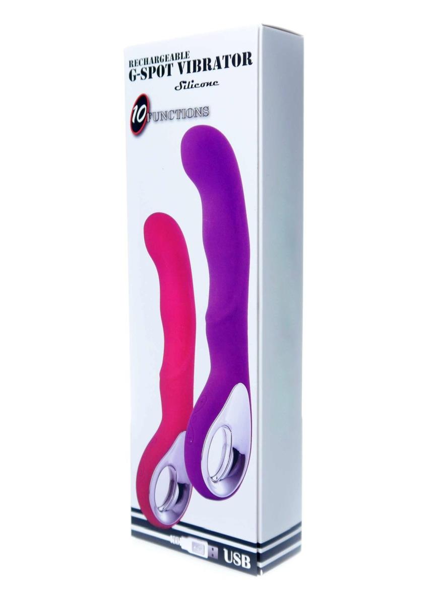 Wibrator do punktu G G-Spot – 10 trybów, USB, różowy — zdjęcie 14