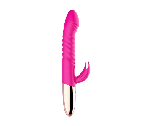 Wibrator króliczek Rechargeable Thrusting Vibrator – grzanie, 10 — zdjęcie 4