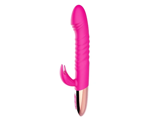 Wibrator króliczek Rechargeable Thrusting Vibrator – grzanie, 10 — zdjęcie 6