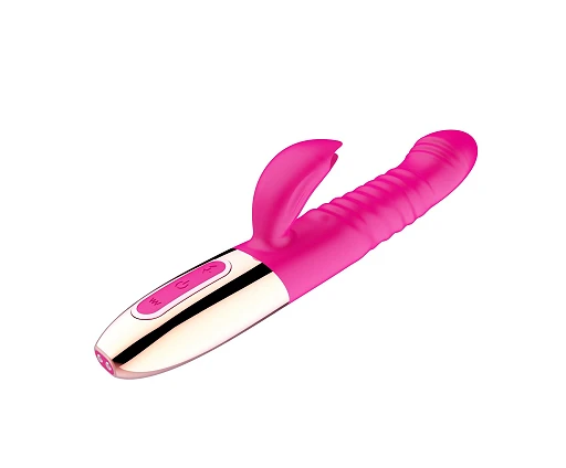 Wibrator króliczek Rechargeable Thrusting Vibrator – grzanie, 10 — zdjęcie 7